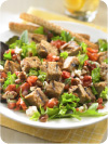 Burger Salad with Tomato Tapenade