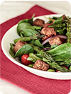 Roasted Tempeh and Asparagus Salad