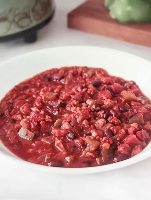 Slow Cooker Vegetarian Chili