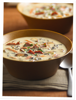 Wild Rice Soup with Bacon